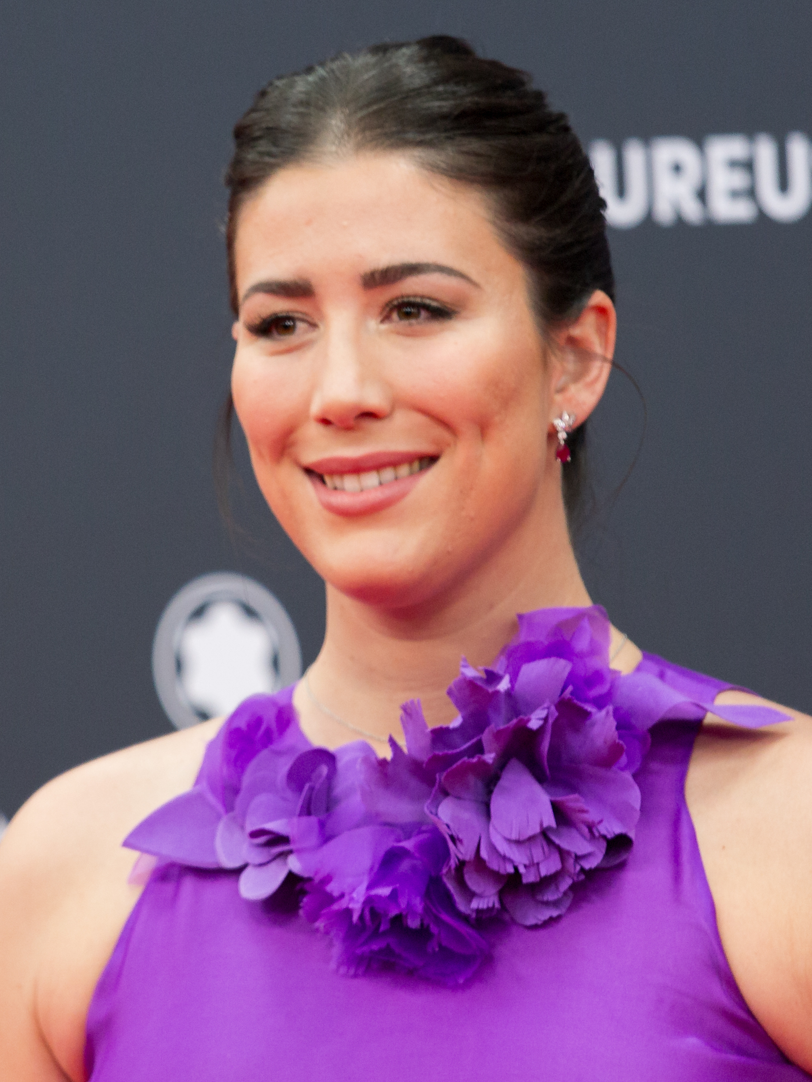 Imagem de referência relacionada a Garbiñe Muguruza, item descrito como tenista espanhola